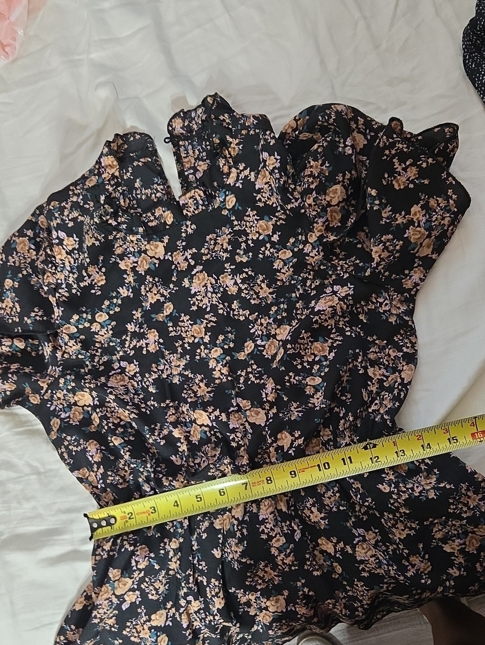 Gomorn Floral Tiered Maxi Dress Sz Medium - Picture 10 of 10